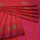 Exclusive Banaras Tissue Silk Saree in the Shades of Firebrick by Abaranji 